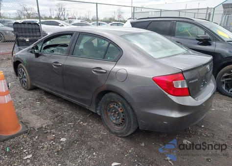 2012 Honda Civic Lx z USA, uszkodzony, nr VIN 19XFB2F58CE080260